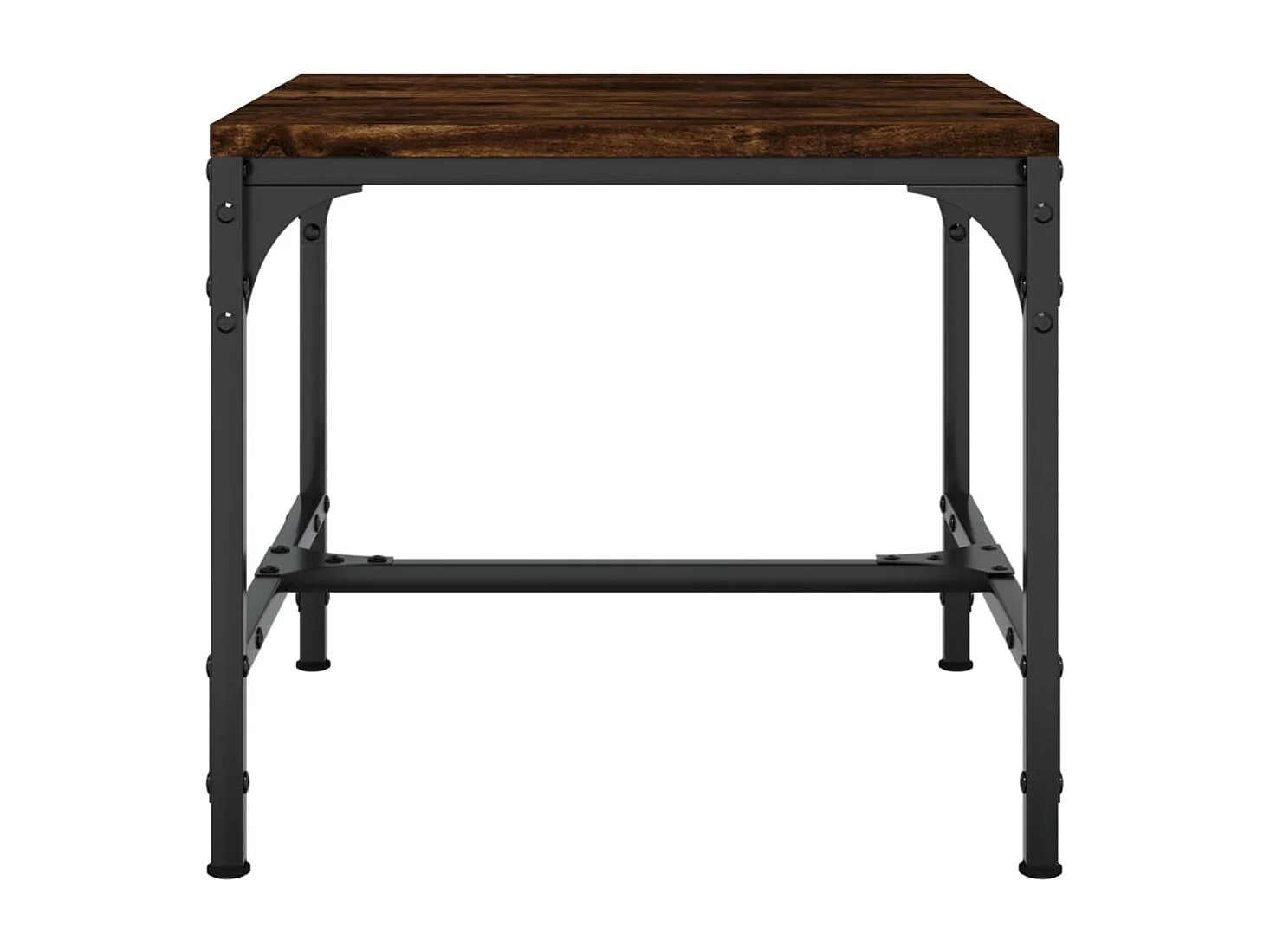 Tables d'appoint 2 pièces Chêne fumé 40x40x35 cm Bois d'ingénierie