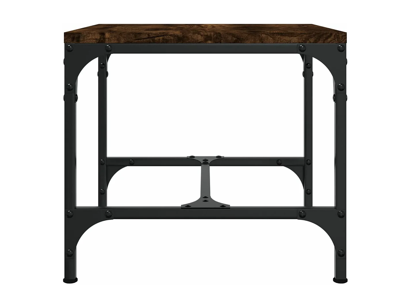 Tables d'appoint 2 pièces Chêne fumé 40x40x35 cm Bois d'ingénierie