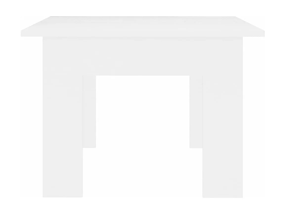 Table basse Blanc 100x60x42 cm Bois d'ingénierie