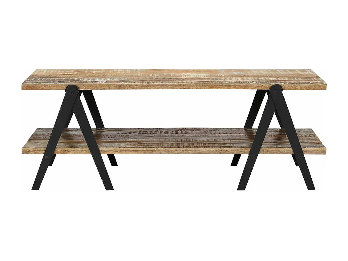 Table basse 115x60x40 cm Bois de récupération massif