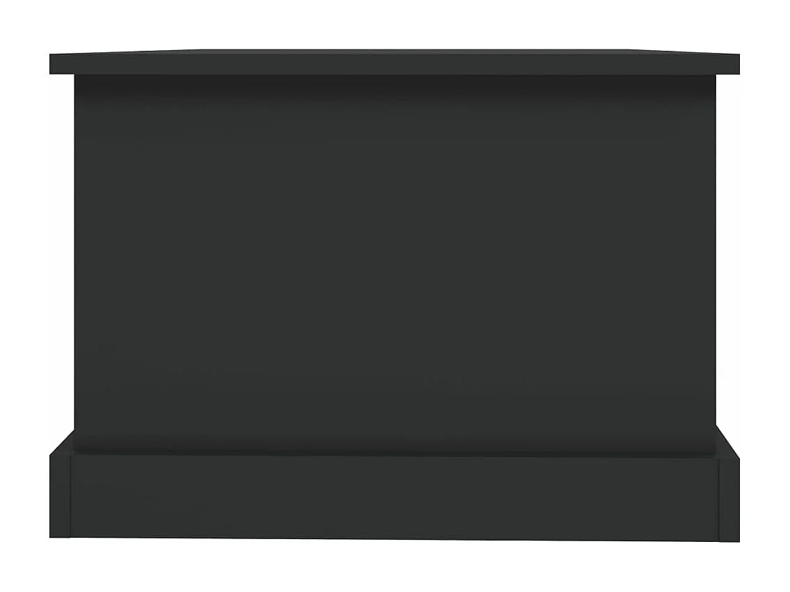 Table basse Noir 90x50x35 cm Bois d'ingénierie