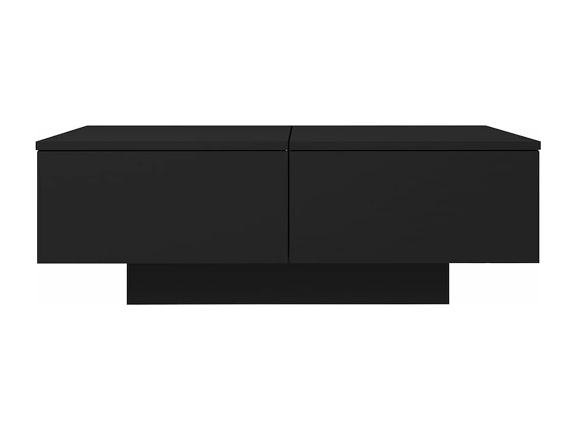 Salontafel 90x60x31 cm bewerkt hout zwart