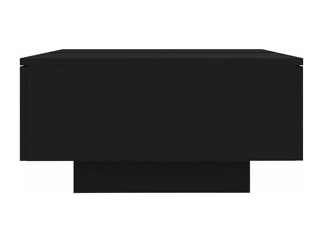 Table basse Noir 90x60x31 cm Aggloméré