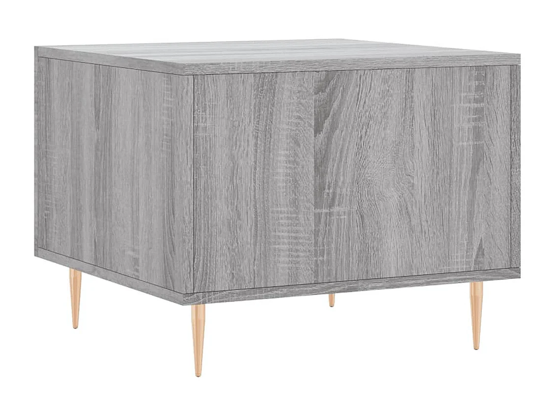Tables basses 2 pièces sonoma gris 50x50x40 cm bois d'ingénierie