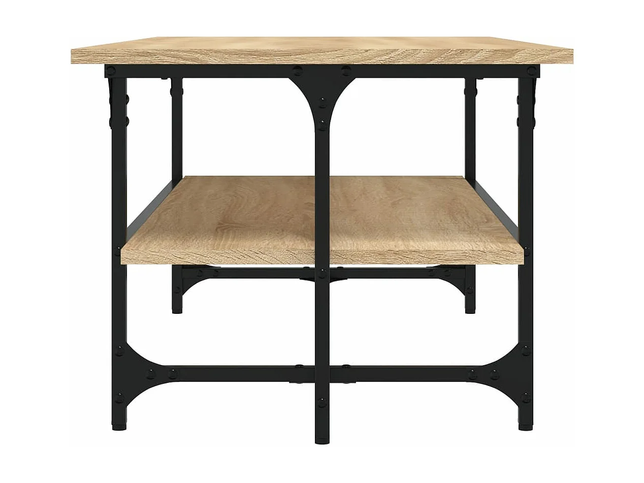 Mesa de centro madera contrachapada roble Sonoma 100x50x40 cm