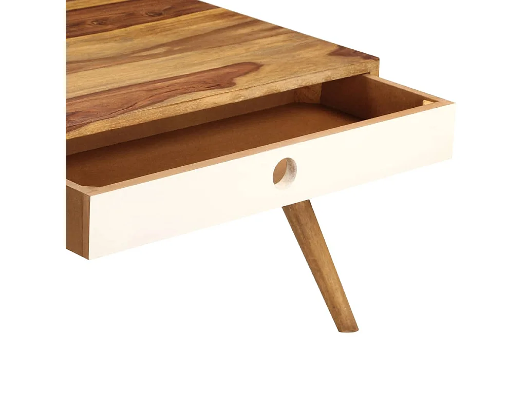 Table basse 110 x 50 x 35 cm Bois de Sesham massif