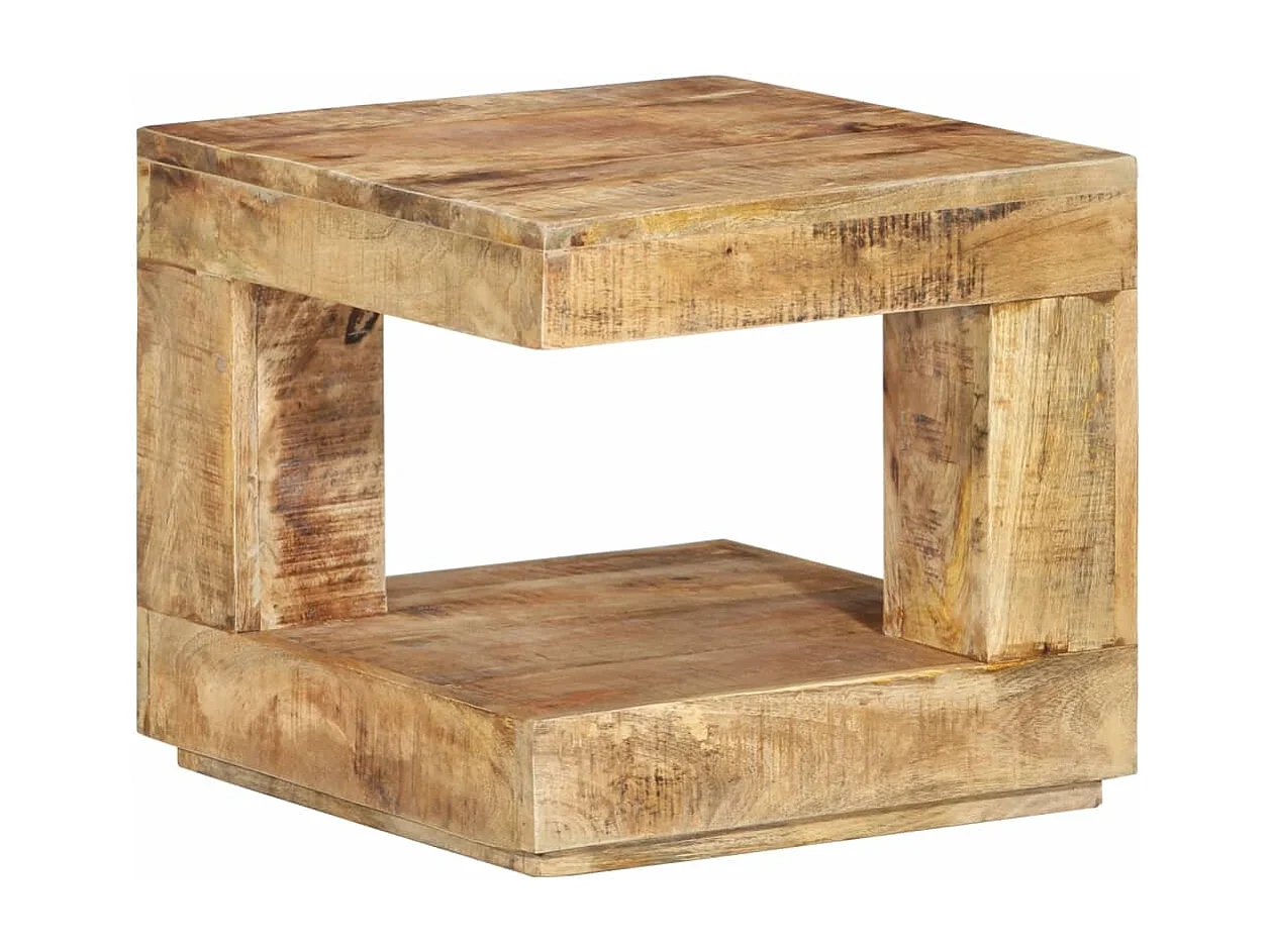 Salontafel 45x45x40 cm massief mangohout