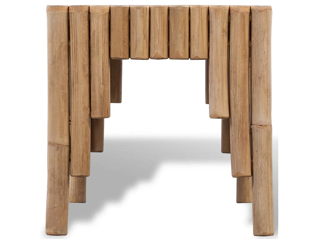 Mesa de centro de palos de bambú