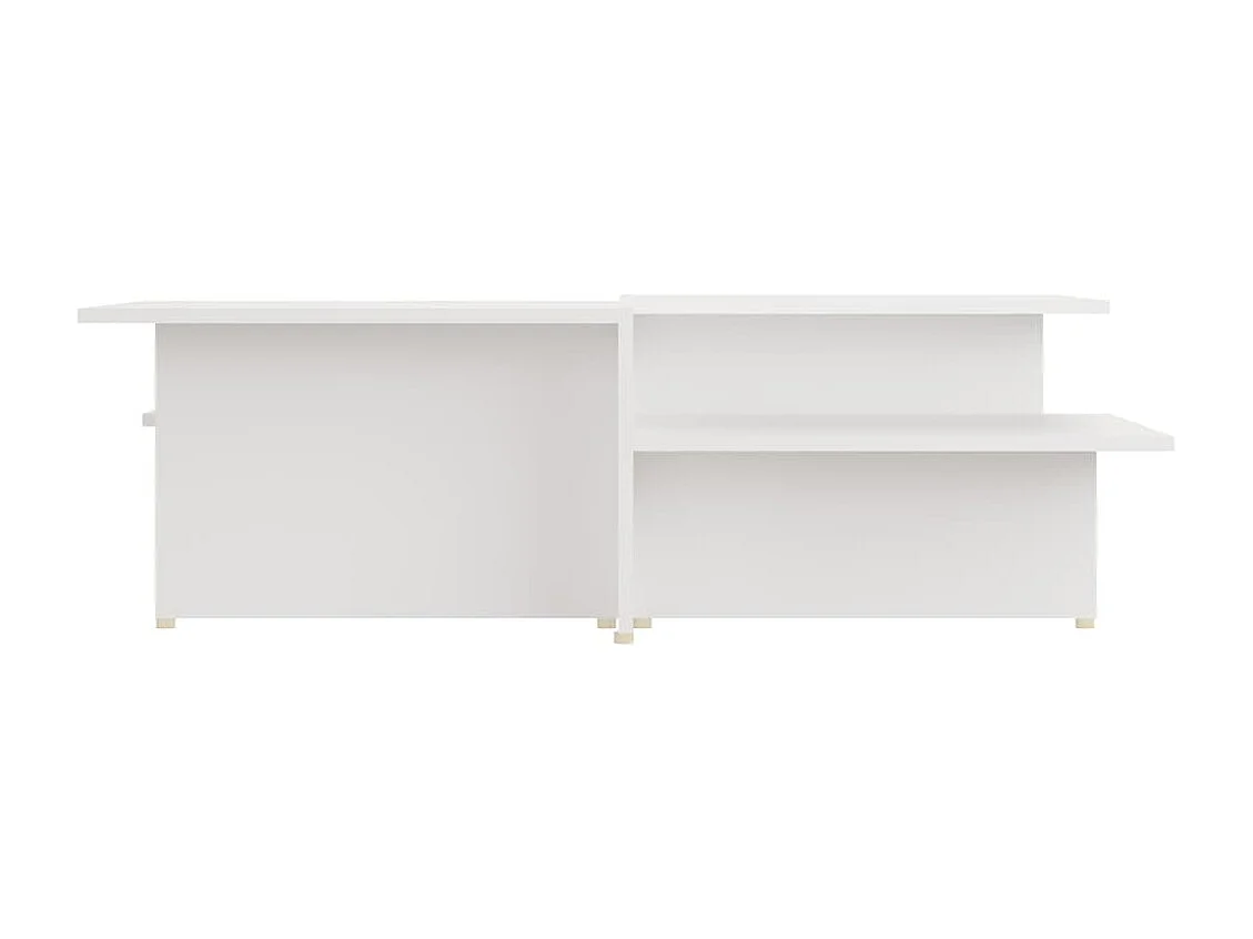 Tables basses 2 pièces Blanc 111,5x50x33 cm Bois d'ingénierie