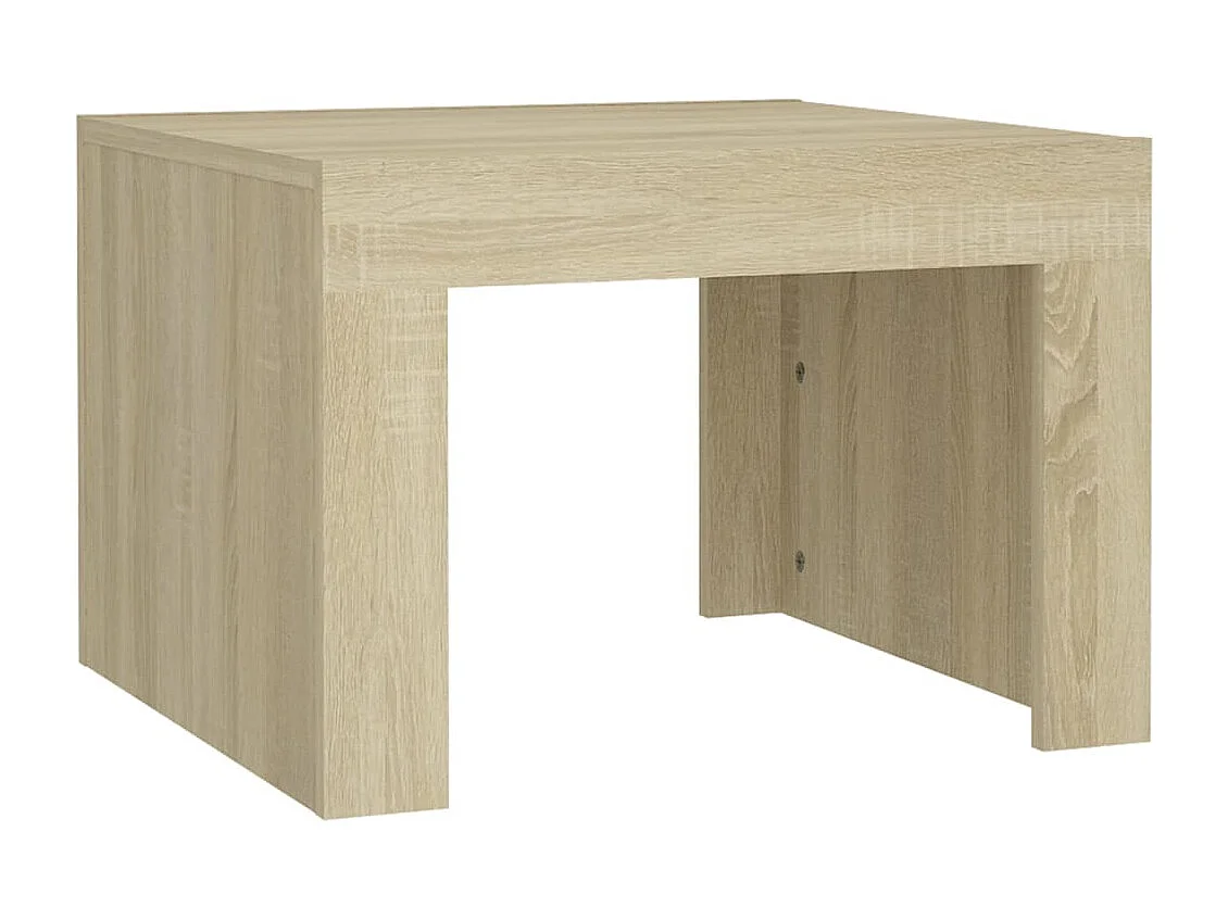 Table basse Chêne sonoma 50x50x35 cm Aggloméré