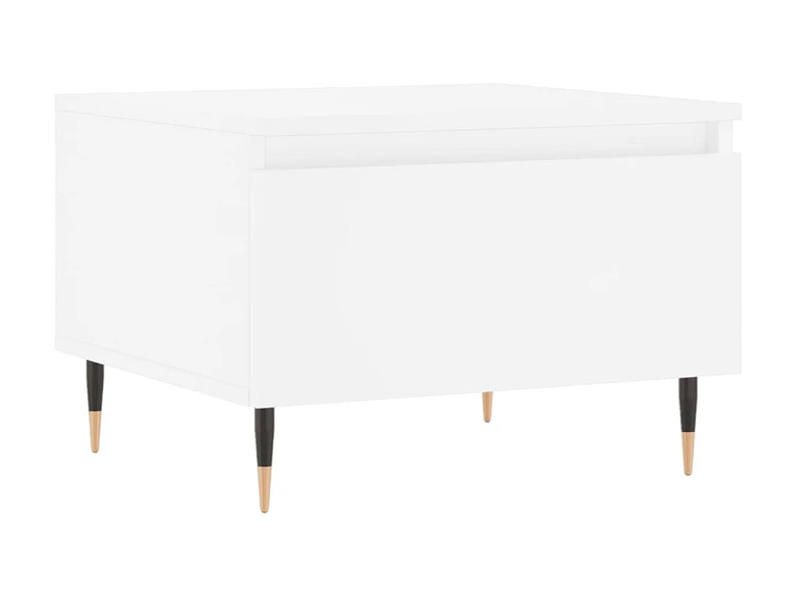 Tables basses 2 pièces blanc 50x46x35 cm bois d'ingénierie