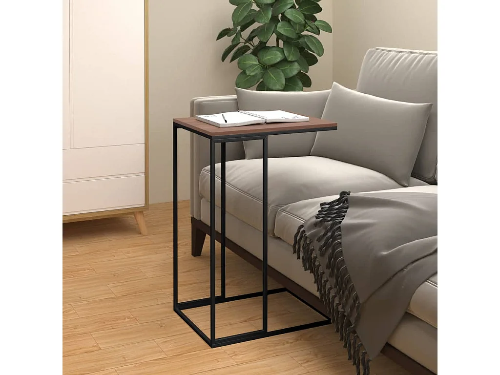 Table d'appoint Noir 40x30x59 cm Bois d'ingénierie