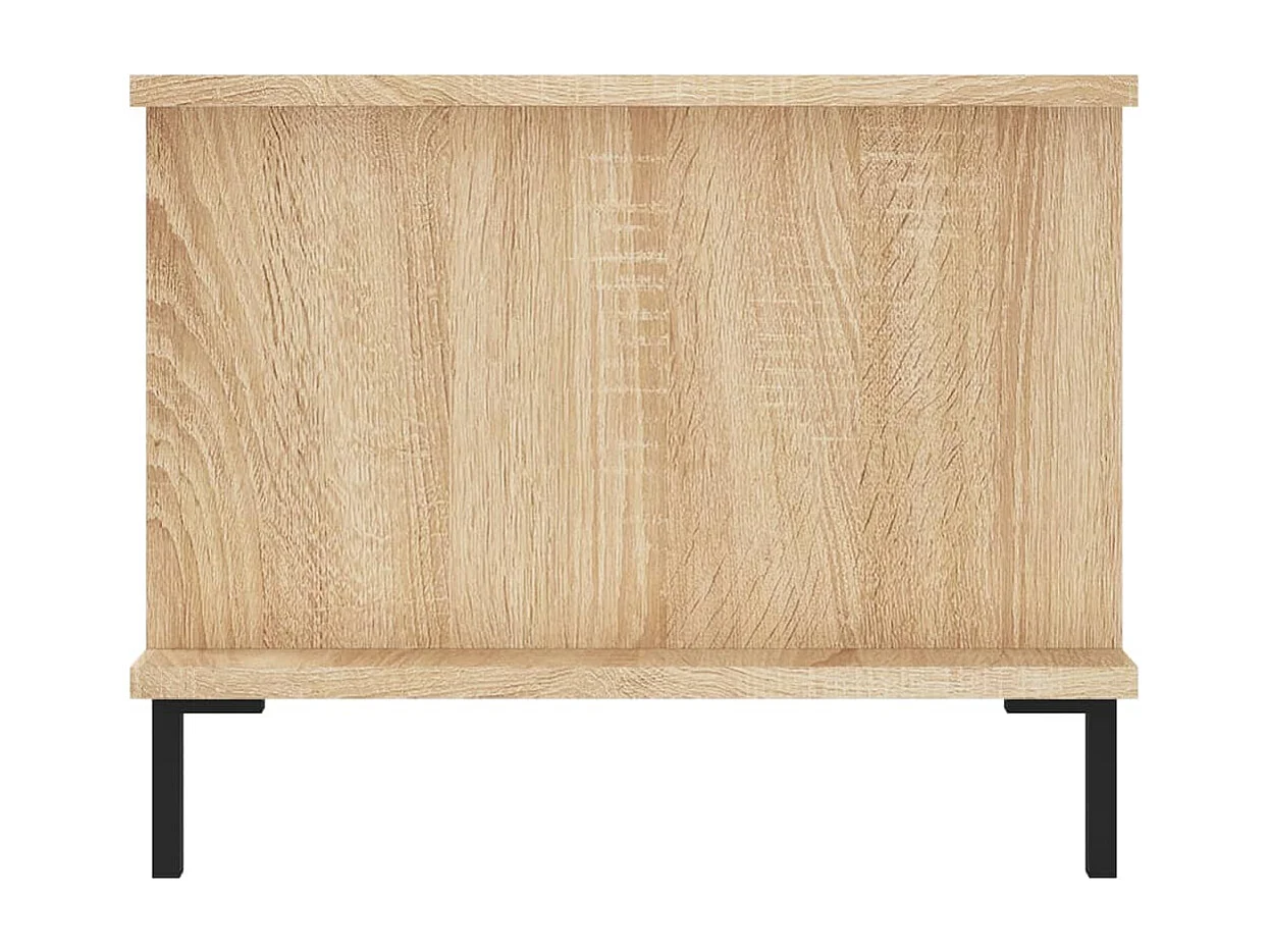 Mesa de centro madera contrachapada roble Sonoma 90x50x40 cm
