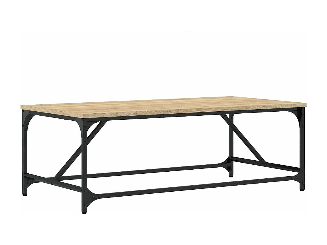 Mesa de centro madera contrachapada roble Sonoma 100x50x35 cm