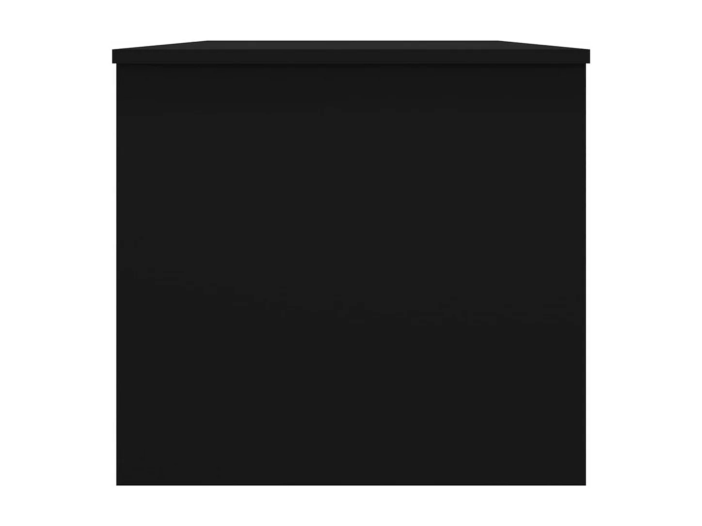 Table basse Noir 102x50,5x46,5 cm Bois d'ingénierie