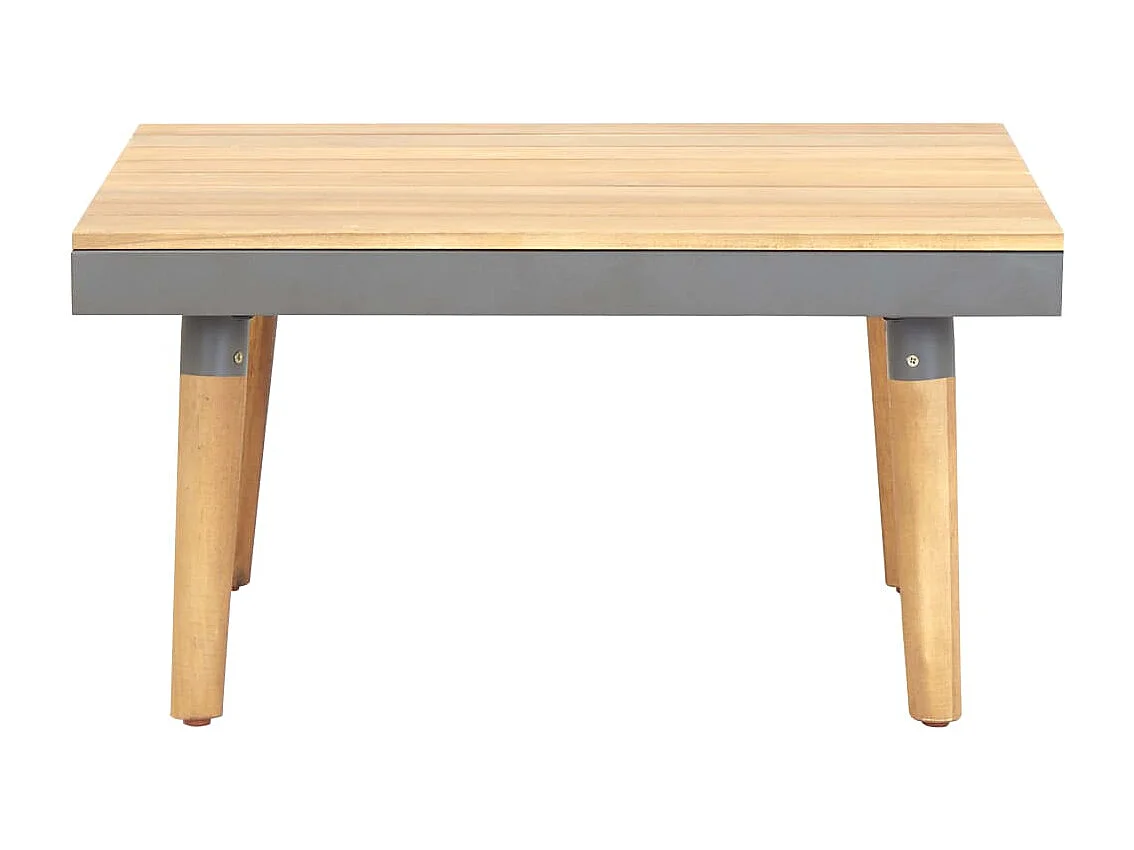 Table basse de jardin 60x60x31,5 cm Bois solide d'acacia