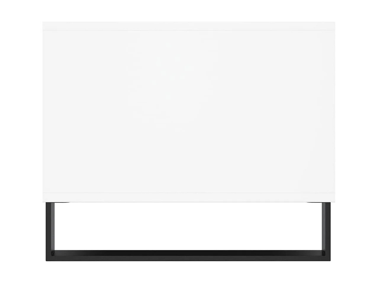 Mesa de centro madera contrachapada blanco 102x50x40 cm