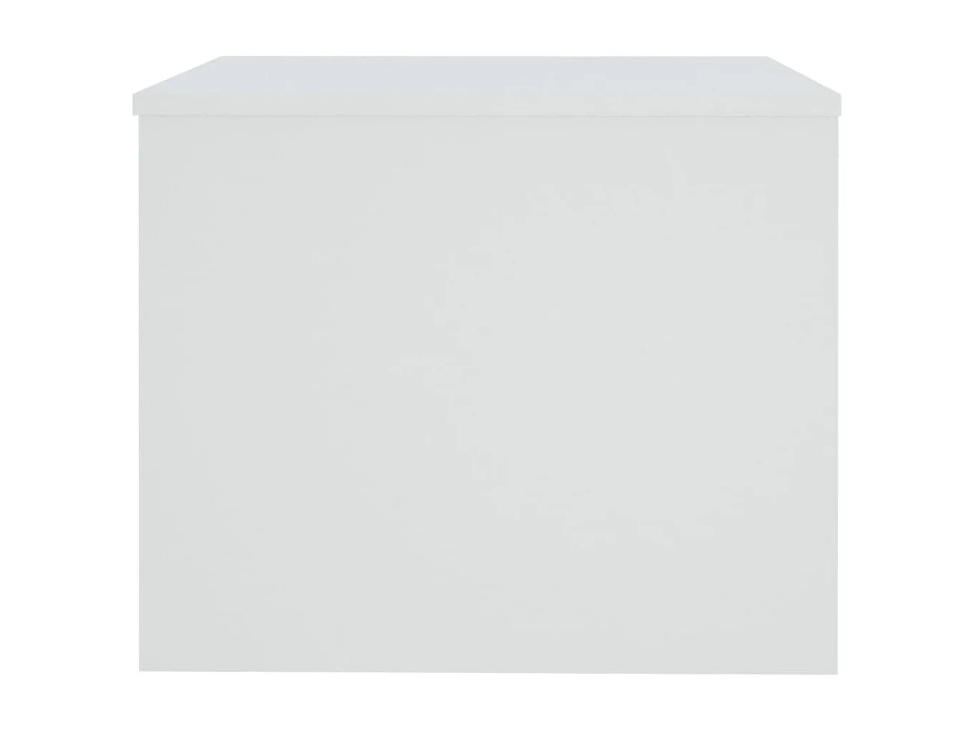 Table basse Blanc 80x50x40 cm Bois d'ingénierie