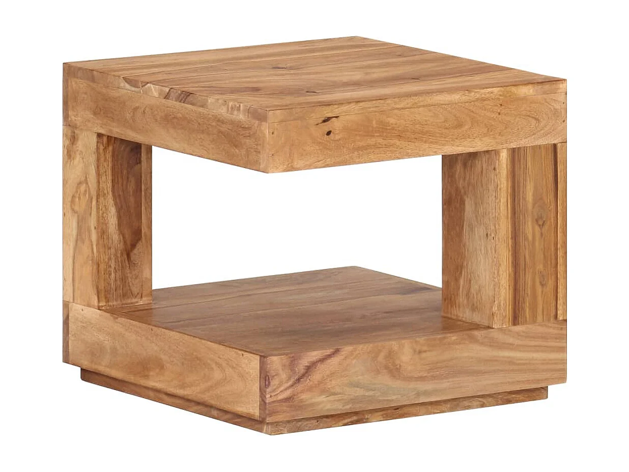 Table basse 45x45x40 cm Bois d'acacia massif