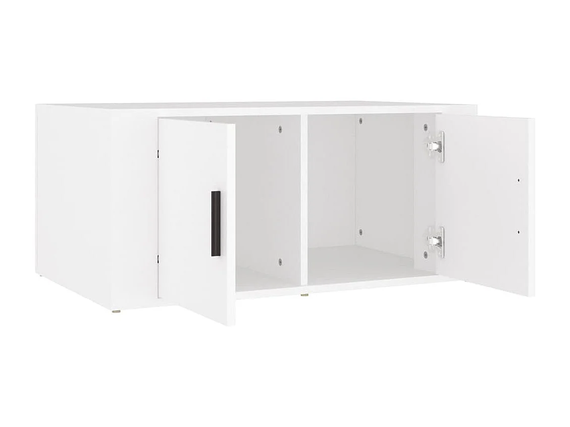 Mesa de centro 80x50x36 cm derivados de madeira branco