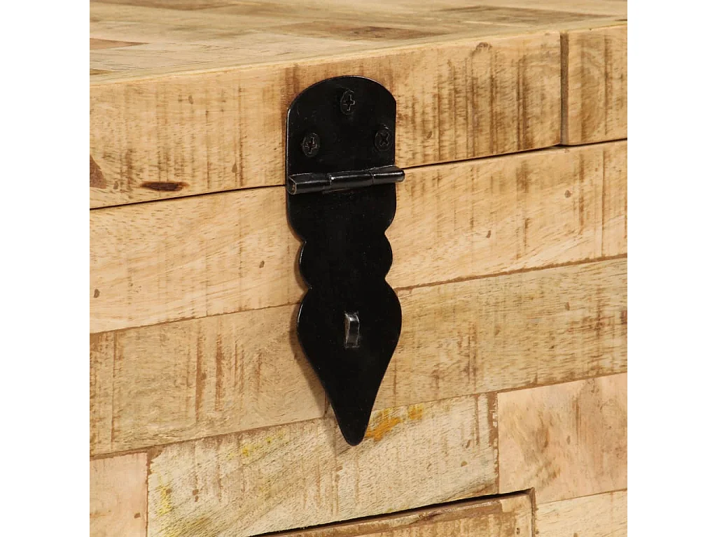 Table basse Bois de manguier massif 80 x 40 x 35 cm