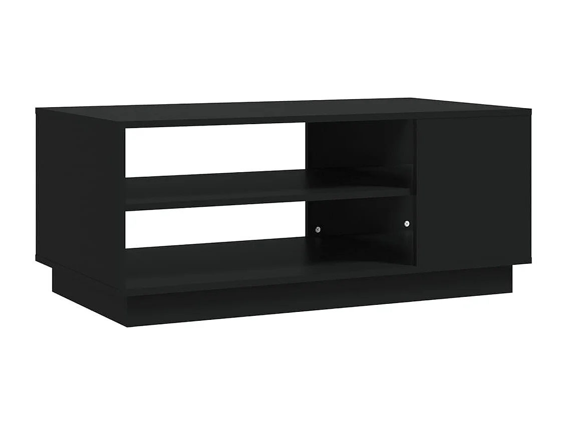 Table basse Noir 102x55x43 cm Aggloméré