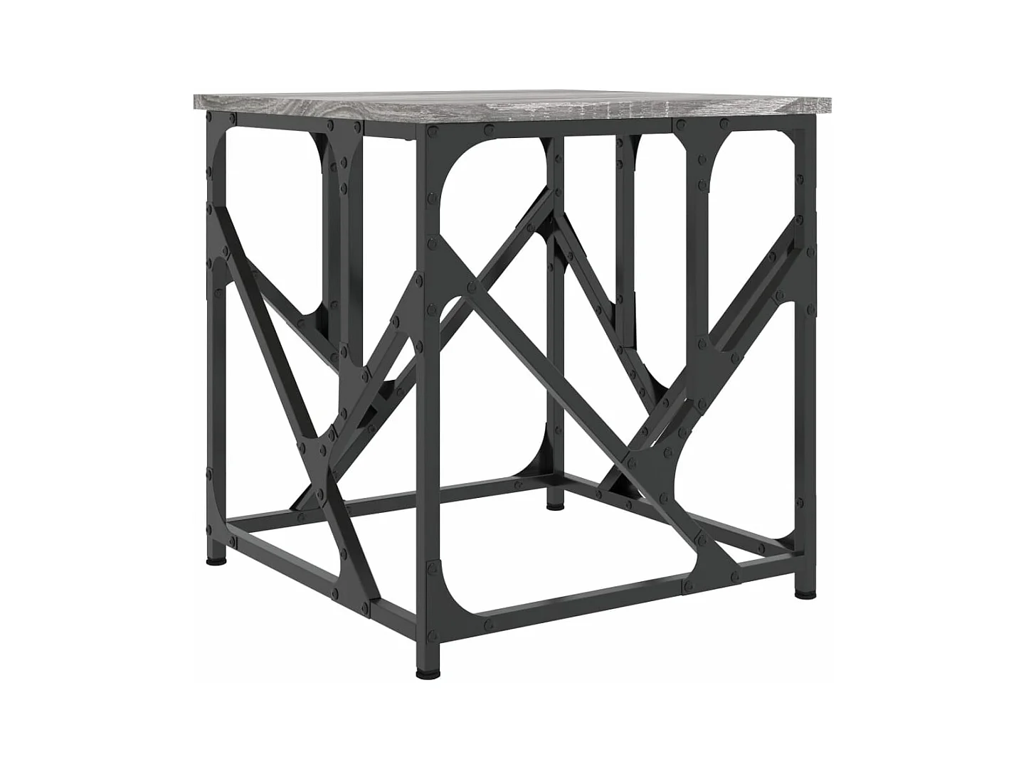 Mesa de centro madera de ingeniería gris Sonoma 45x45x47,5 cm