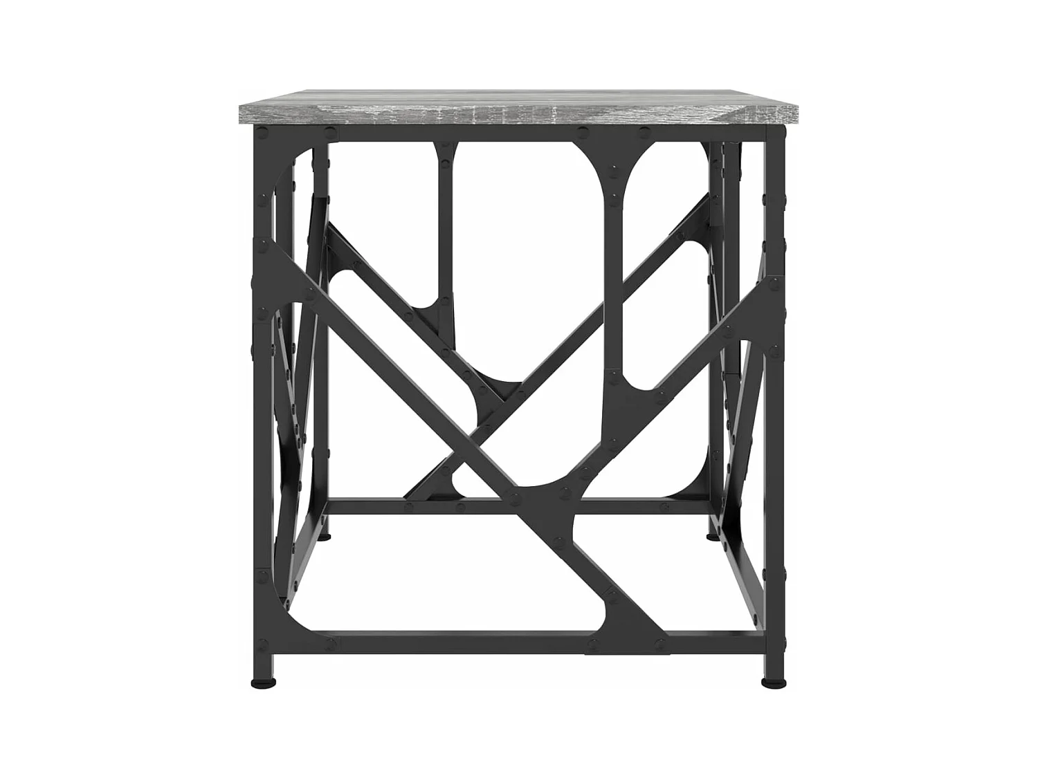 Mesa de centro madera de ingeniería gris Sonoma 45x45x47,5 cm