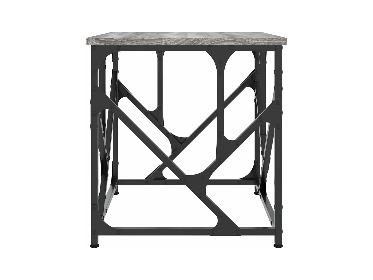 Mesa de centro madera de ingeniería gris Sonoma 45x45x47,5 cm