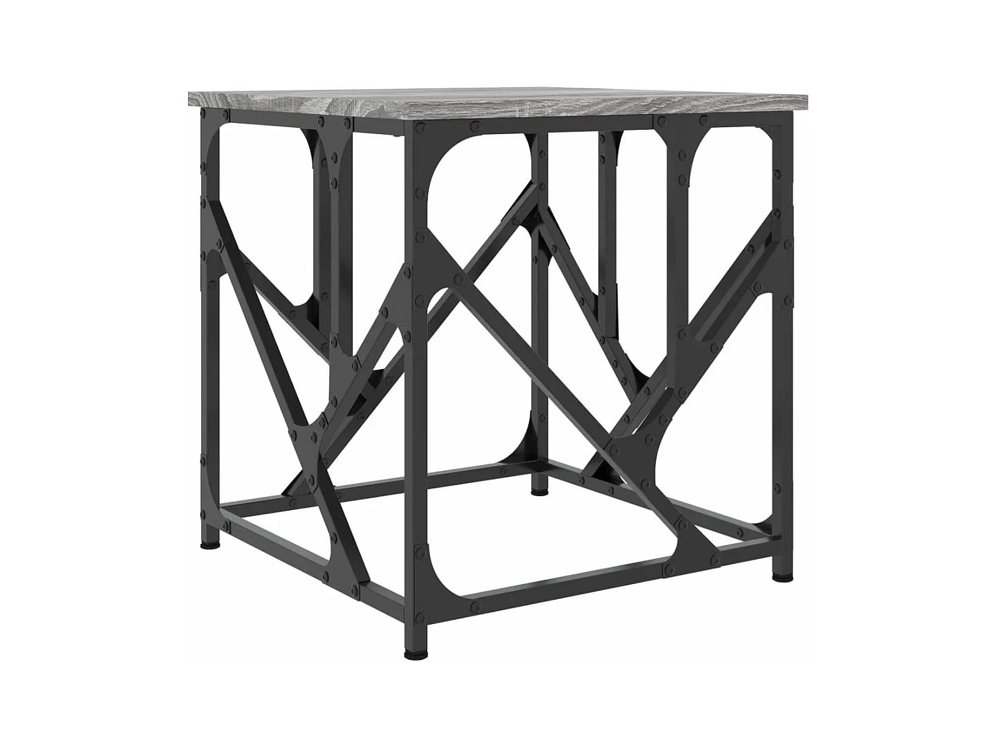 Mesa de centro madera de ingeniería gris Sonoma 45x45x47,5 cm
