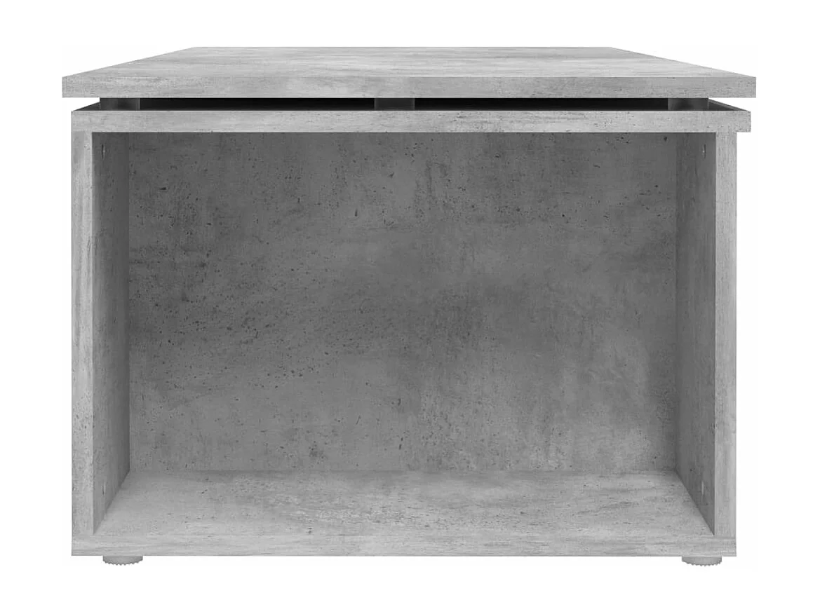 Table basse Gris béton 150x50x35 cm Aggloméré