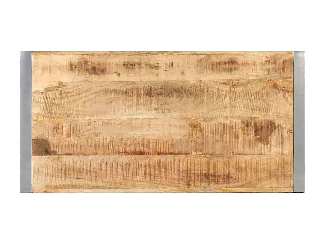 Table basse 120x60x40 cm Bois de manguier brut
