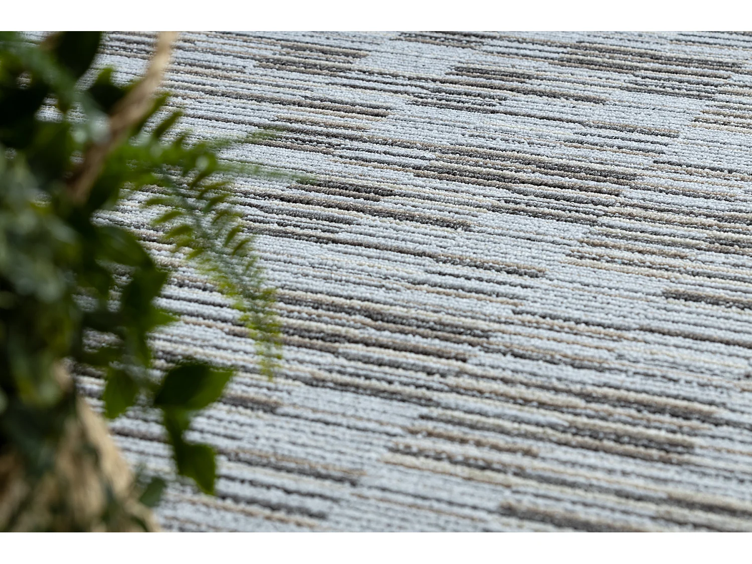 TAPIS - MOQUETTE LIBRA gris 109 Rayures 150x250 cm