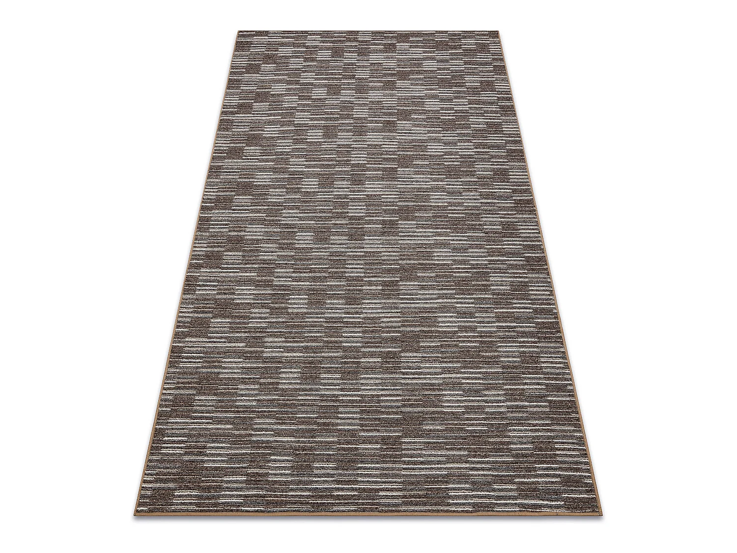 TAPIS - MOQUETTE LIBRA marron 962 Rayures  100x150 cm