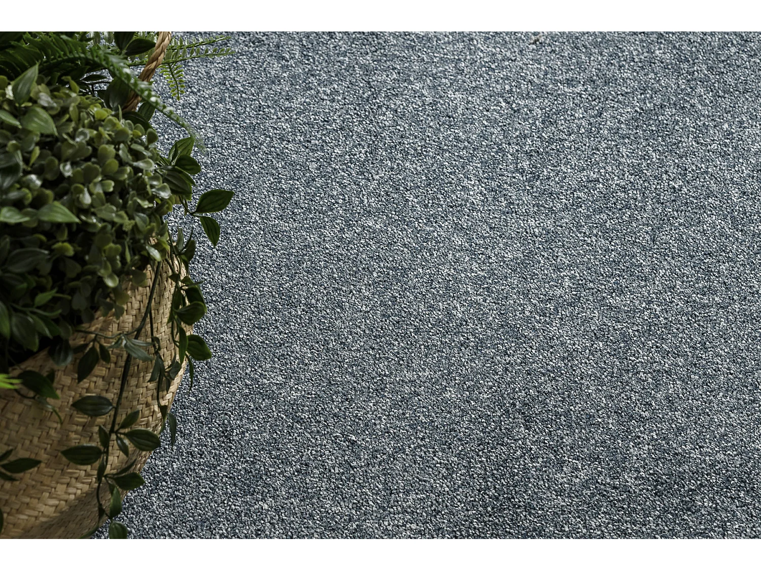 Teppich Teppichboden EXCELLENCE blau 897 eben, Melange 200x500 cm