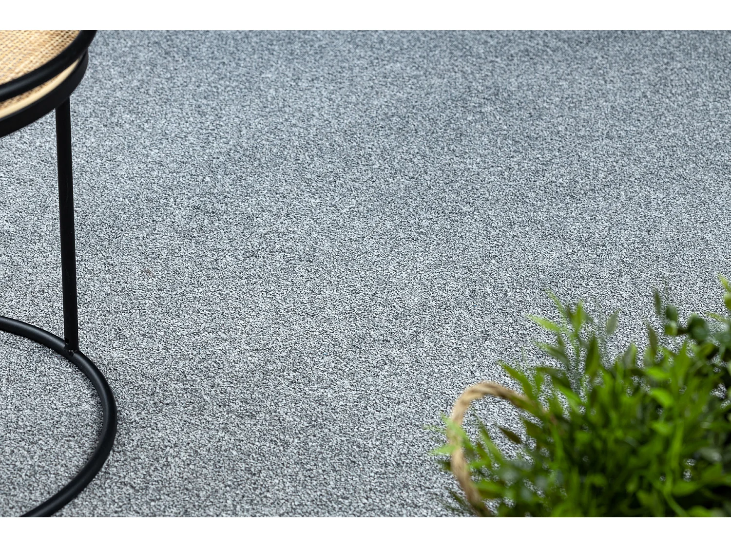 TAPIJT - Vloerbekleding EXCELLENCE grijskleuring 109, glad, melange 100x400 cm