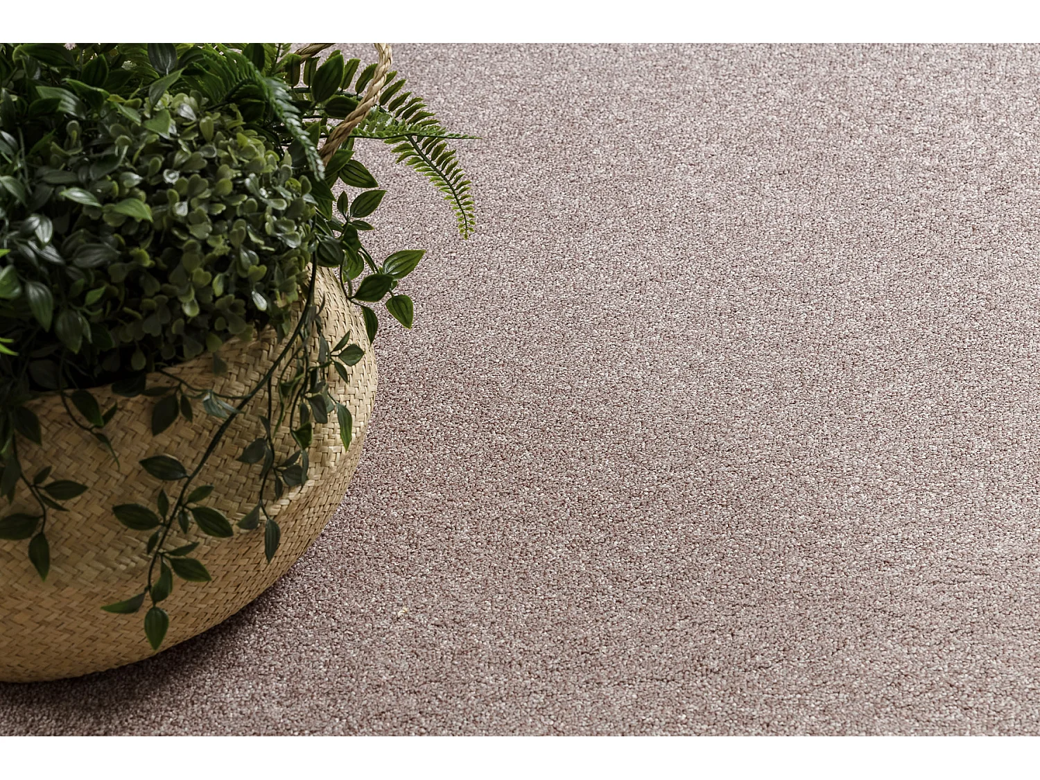 TAPIS - MOQUETTE EXCELLENCE rose pâle 407 plaine MÉLANGE 200x200 cm