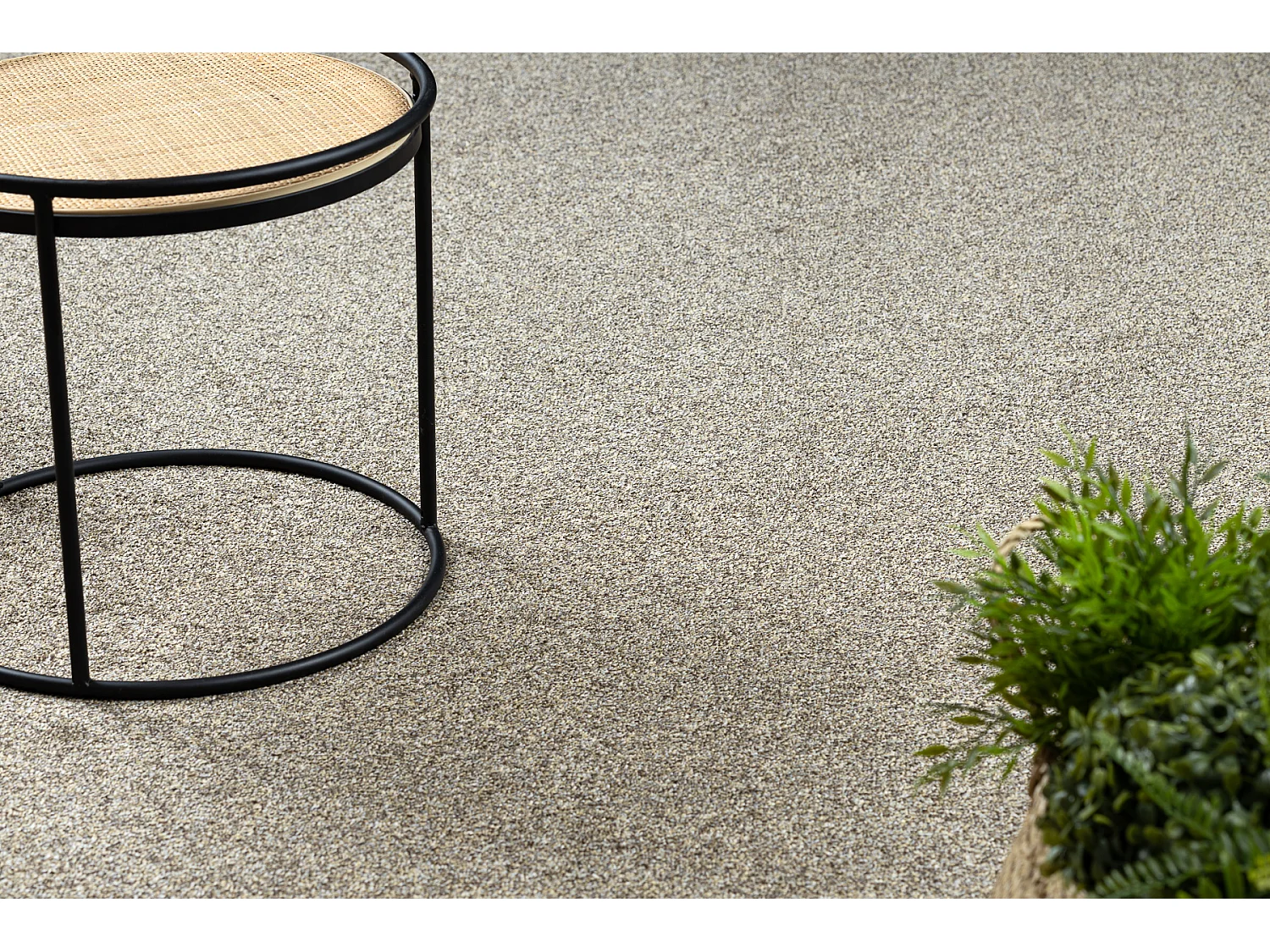 Tapete - ALCATIFA EXCELLENCE marrom claro 222 avião MELANGE 200x200 cm