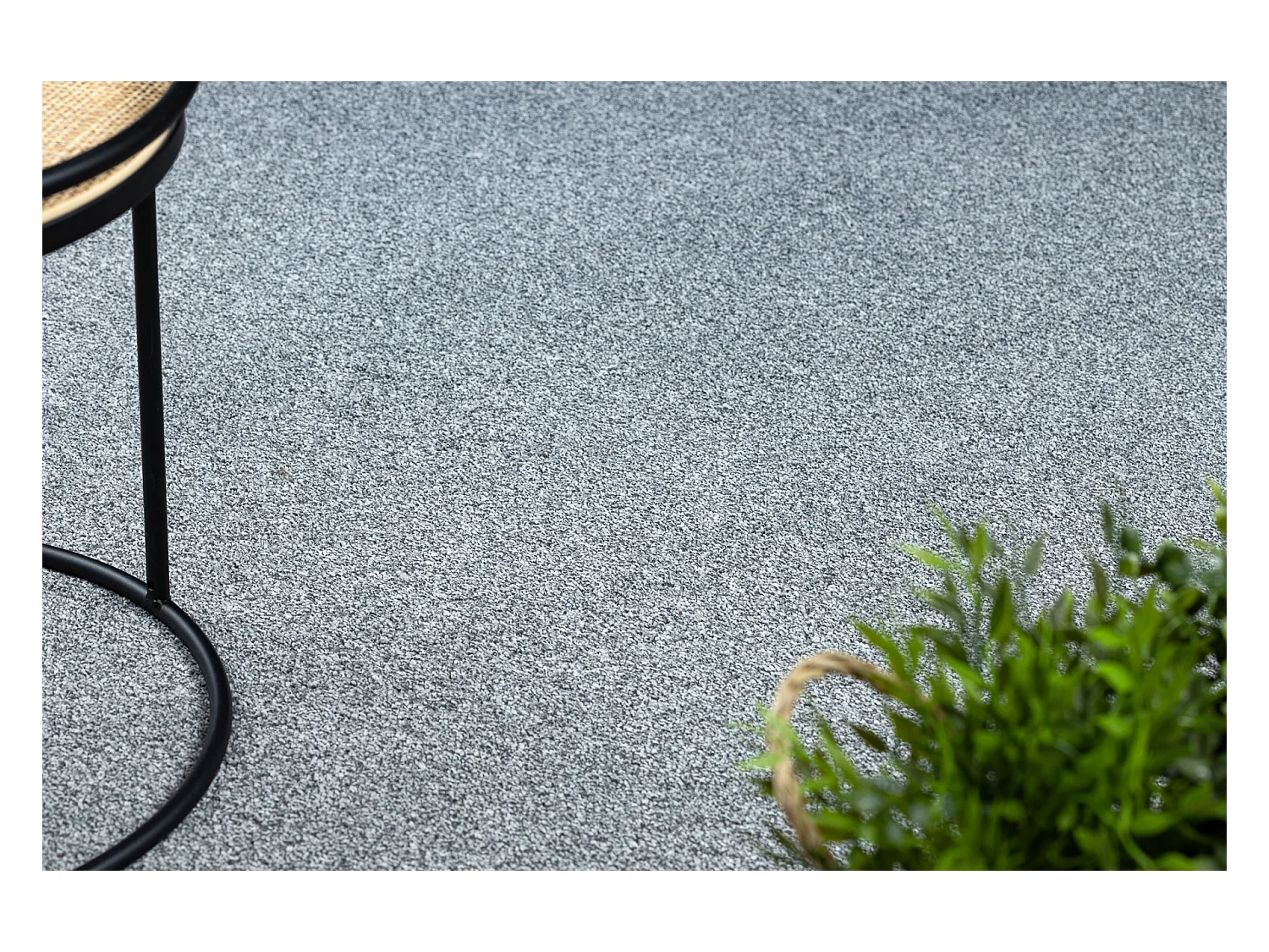 TAPIS - MOQUETTE EXCELLENCE gris 109 plaine MÉLANGE 150x250 cm