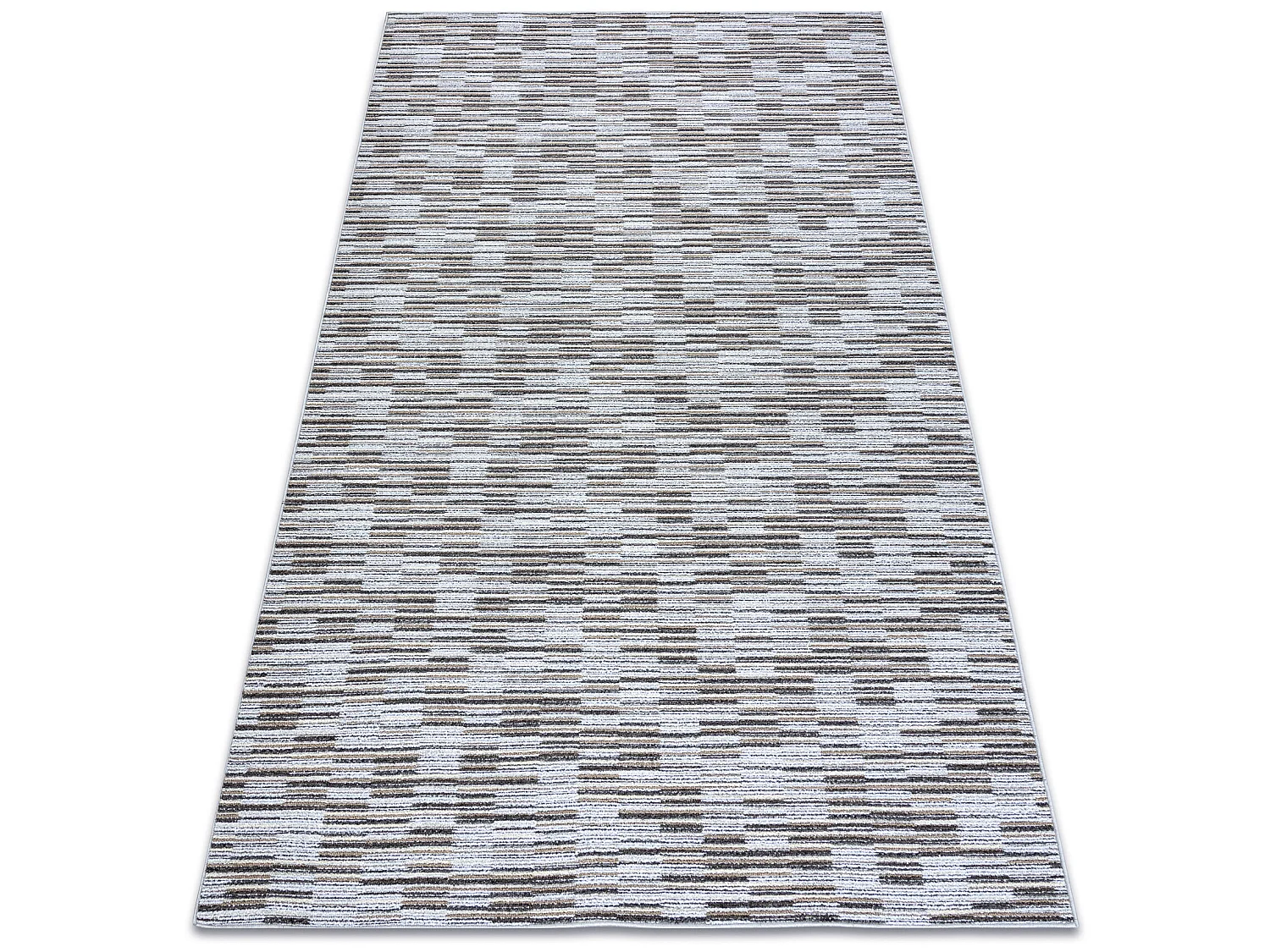 Teppich Teppichboden LIBRA grau 109 Streifen 150x350 cm