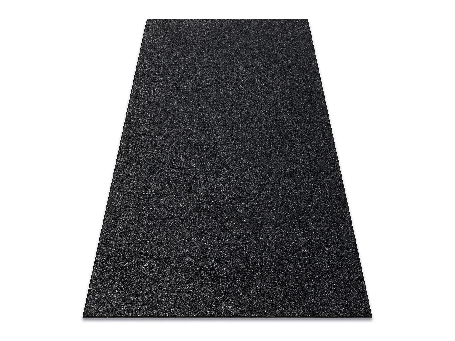 TAPIS - MOQUETTE EXCELLENCE noir 141 plaine MÉLANGE 100x150 cm
