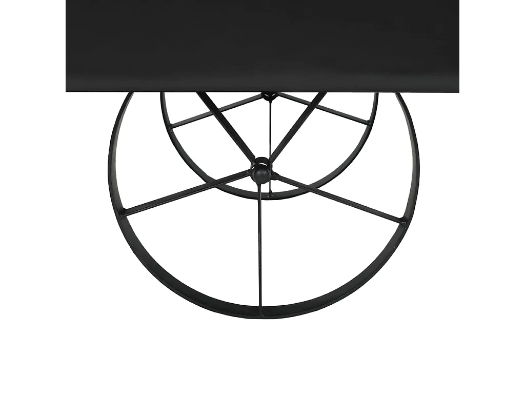 Table basse MDF et bois de sapin 110 x 55 x 43 cm