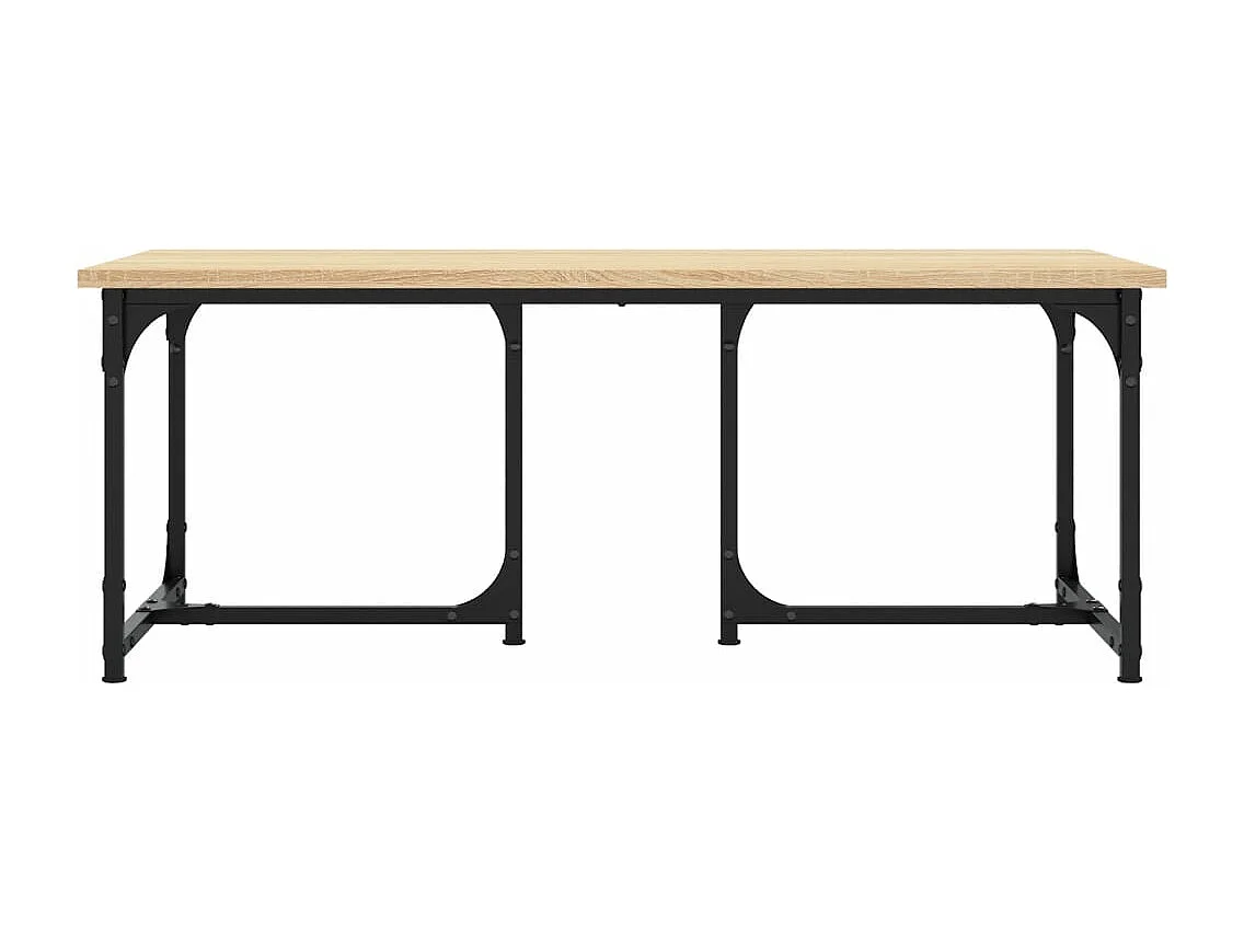 Mesa de centro madera contrachapada roble Sonoma 90x50x35 cm