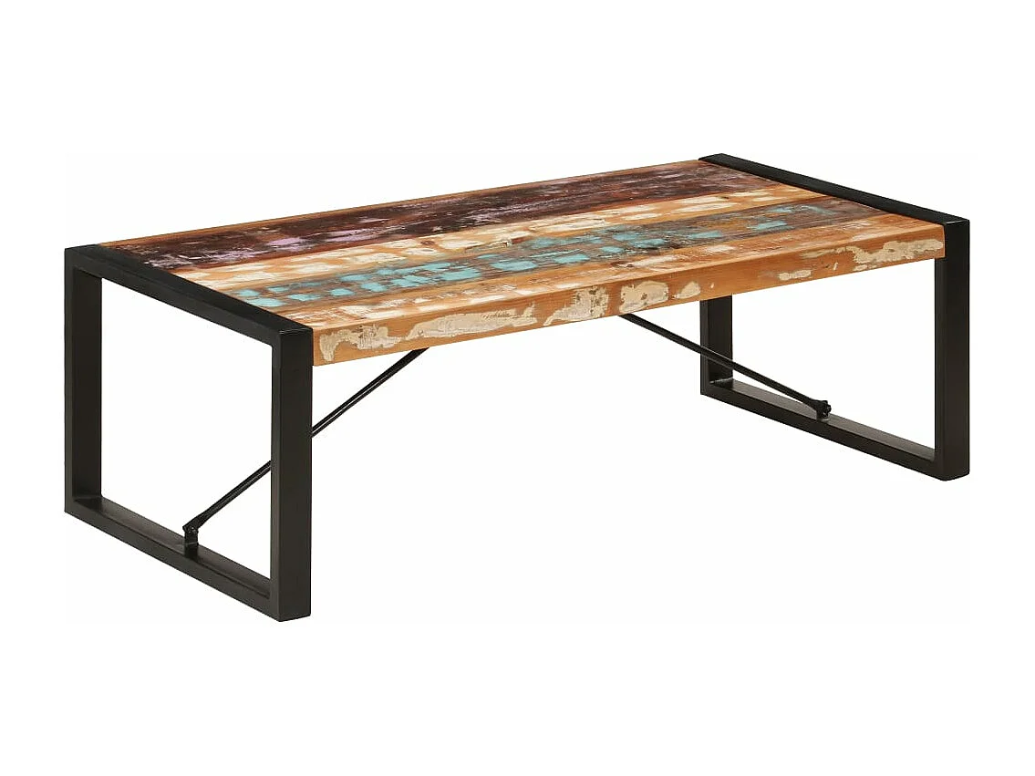 Table basse 120x60x40 cm Bois de récupération solide