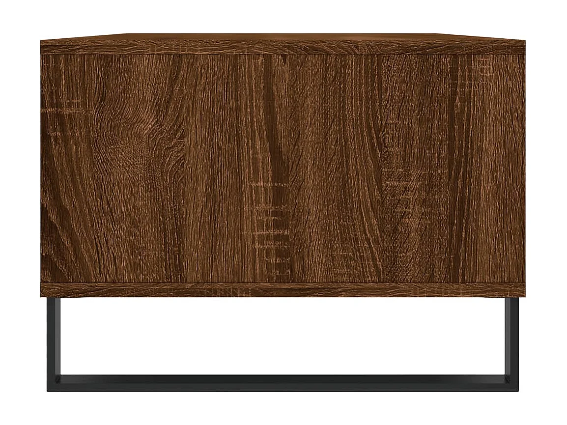 Mesa de centro 90x50x36,5cm derivados madeira carvalho castanho