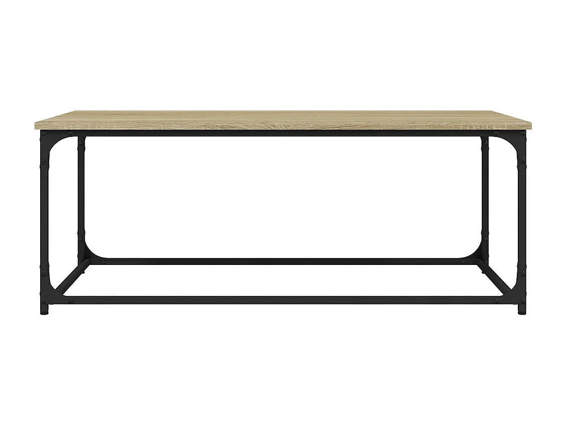 Mesa de centro 102x50x40cm deriv. madeira/ferro carvalho sonoma