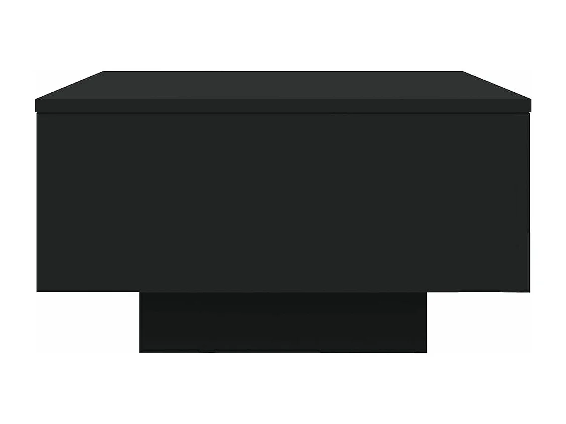 Table basse noir 55x55x31 cm bois d'ingénierie