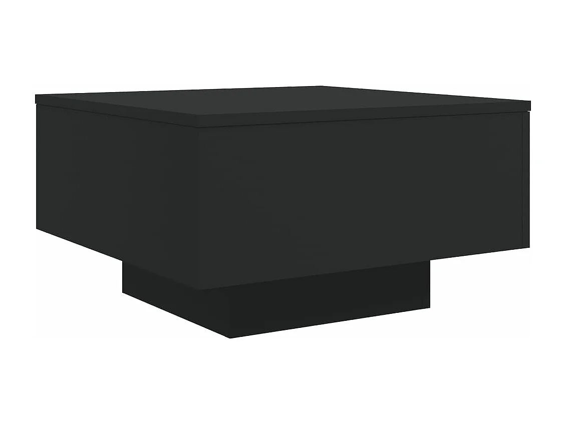 Table basse noir 55x55x31 cm bois d'ingénierie