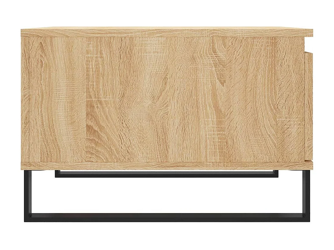 Table basse chêne sonoma 55x55x36,5 cm bois d'ingénierie
