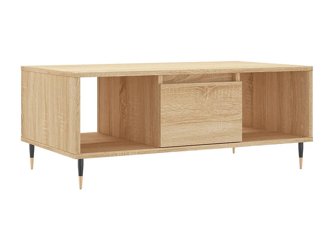 Table basse Chêne sonoma 90x50x36,5 cm Bois d'ingénierie